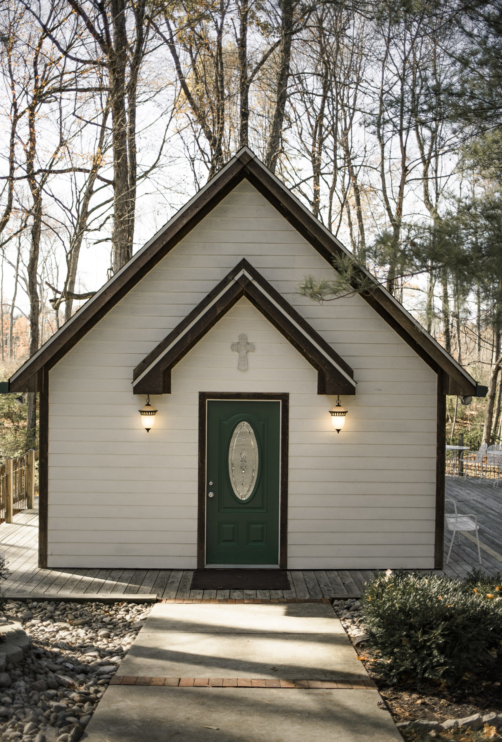  The Secret Garden's Chapel- right in the woods, just minutes from Caesar Creek State Park. It is the perfect location for an intimate ceremony.  