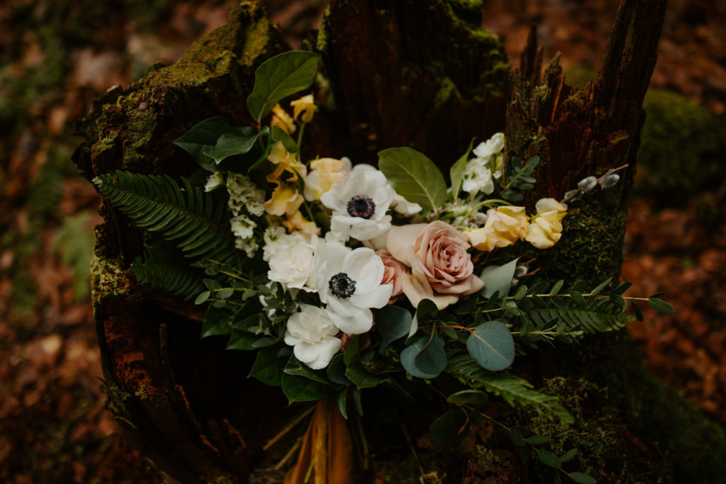 Floral Bouquet for an Ohio Elopement in Hocking Hills