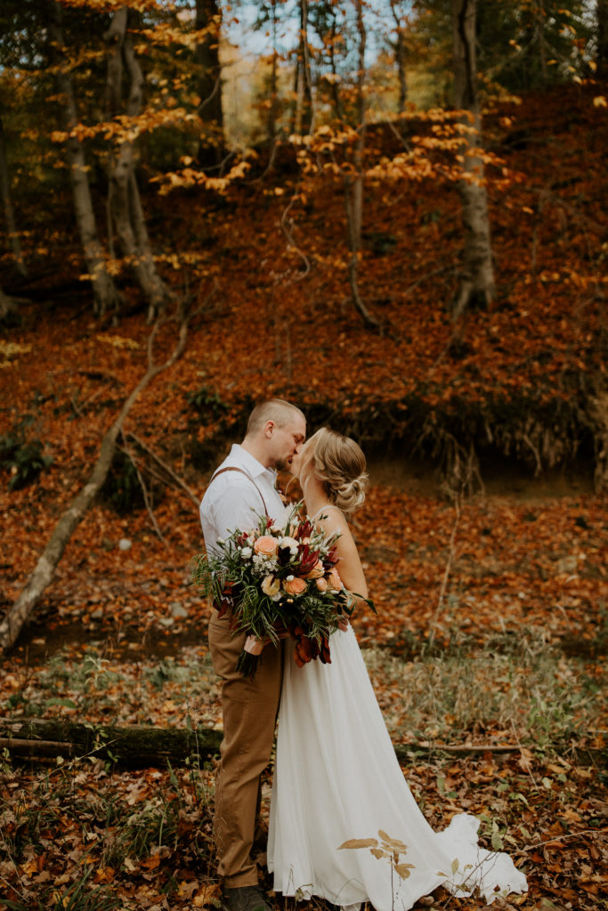 Eloping Couple at Mohican State Park