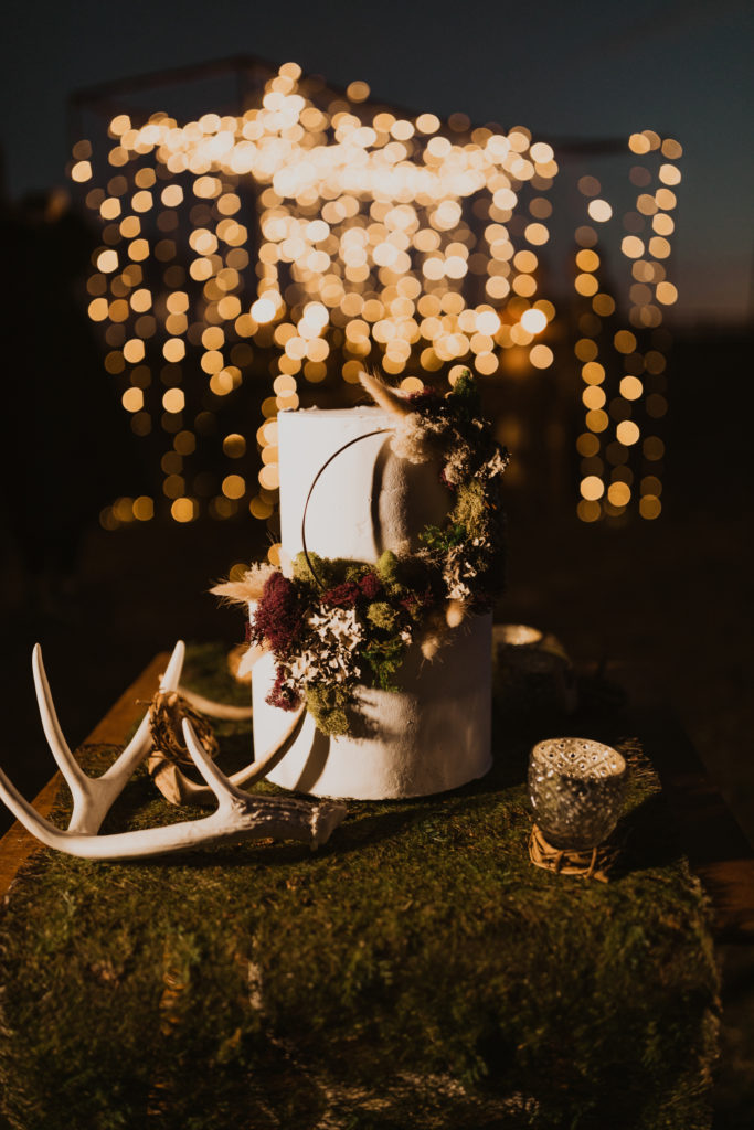 A Forest Elopement Cake by Spencer's Sugar Shop