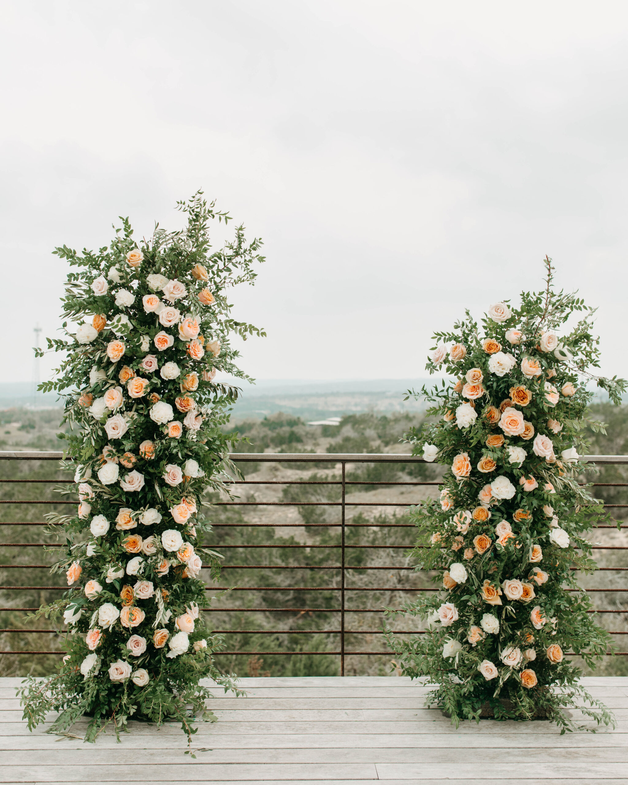 Floral Arches for a wedding ceremony 
